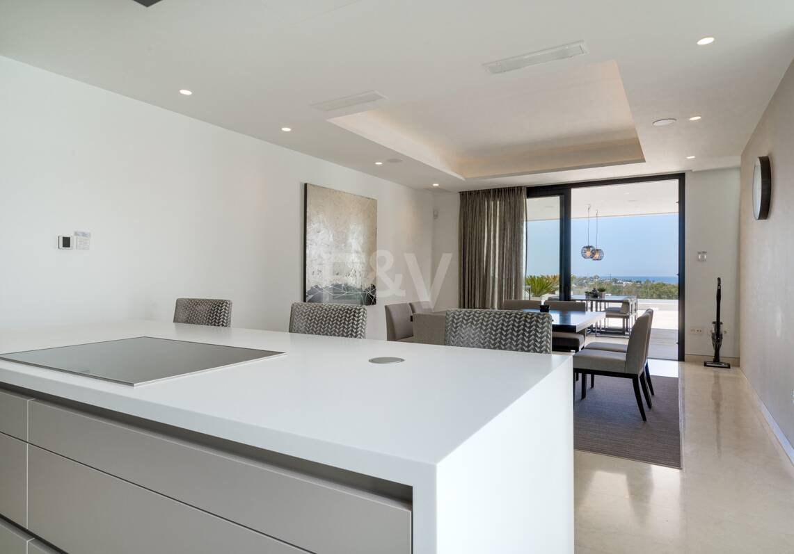 Luxuriöse moderne Villa mit Meerblick in La Alqueria
