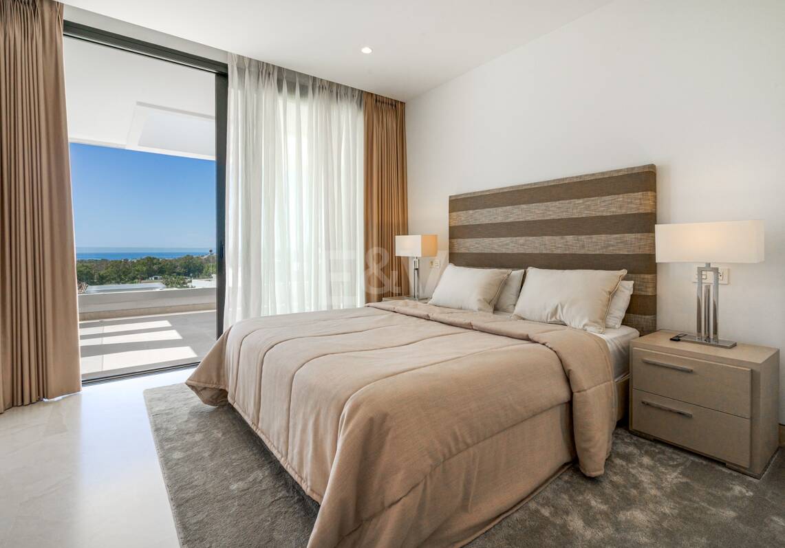 Luxuriöse moderne Villa mit Meerblick in La Alqueria