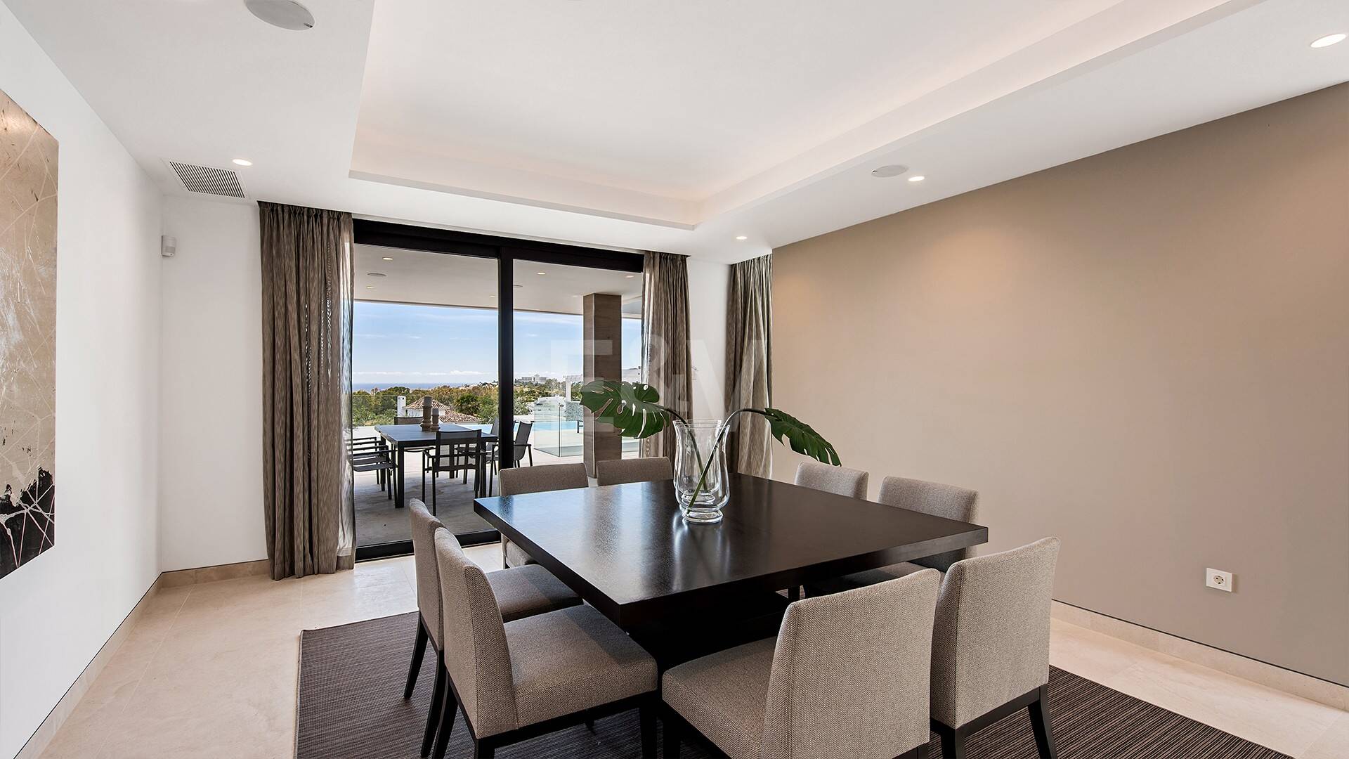 Luxury Modern villa with sea views in La Alqueria