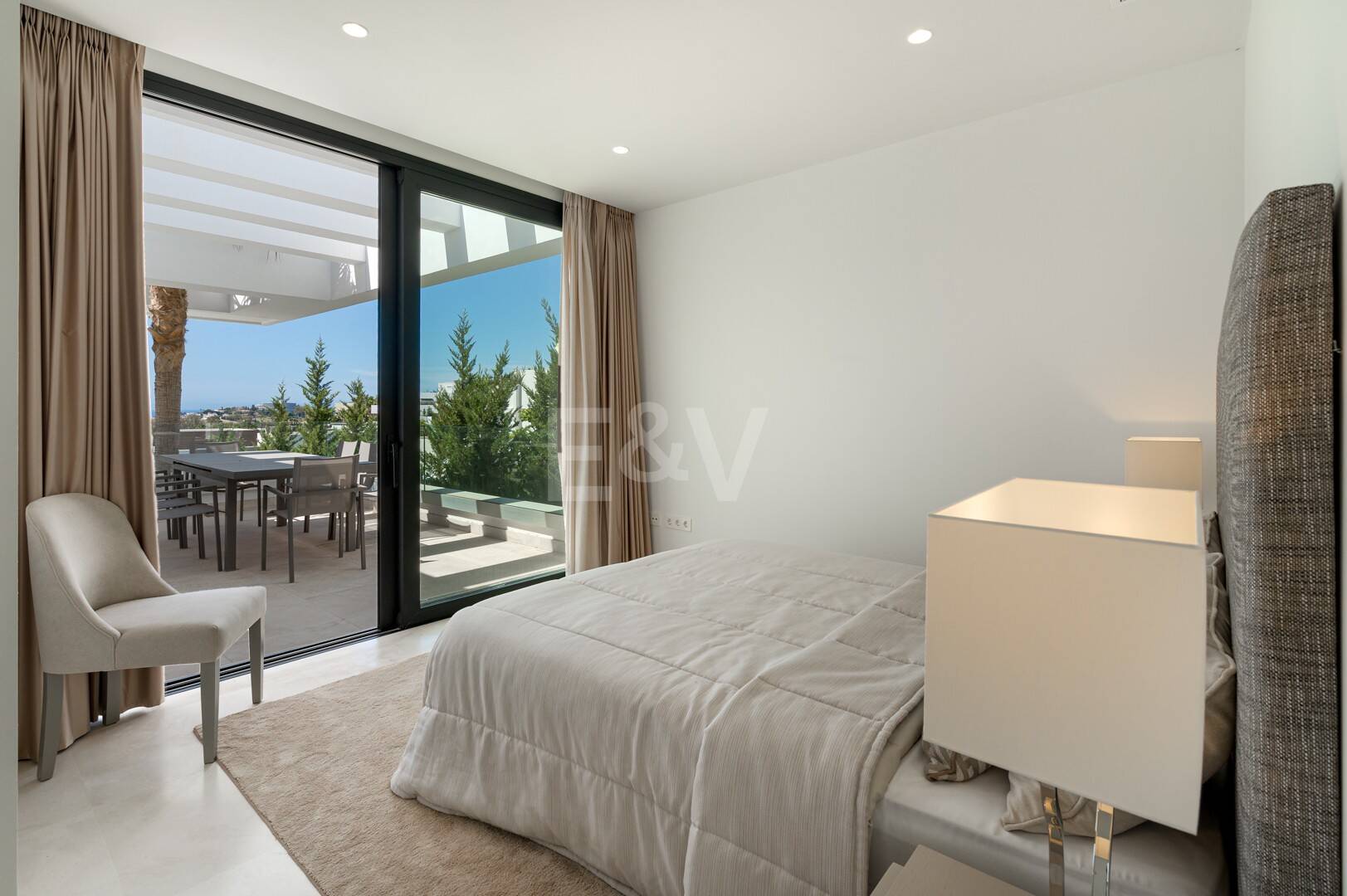 Luxury Modern villa with sea views in La Alqueria