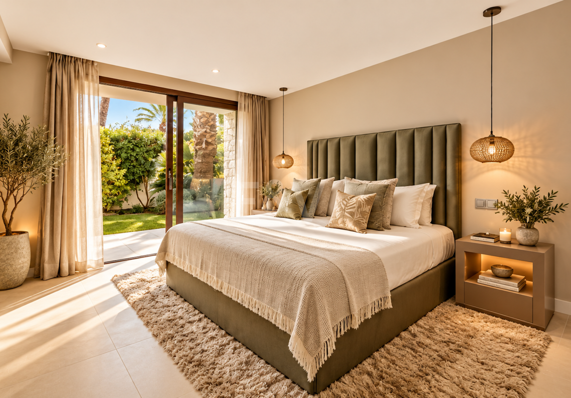 Bungaló moderno con piscina privada en El Rosario, Marbella
