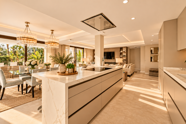 Bungaló moderno con piscina privada en El Rosario, Marbella