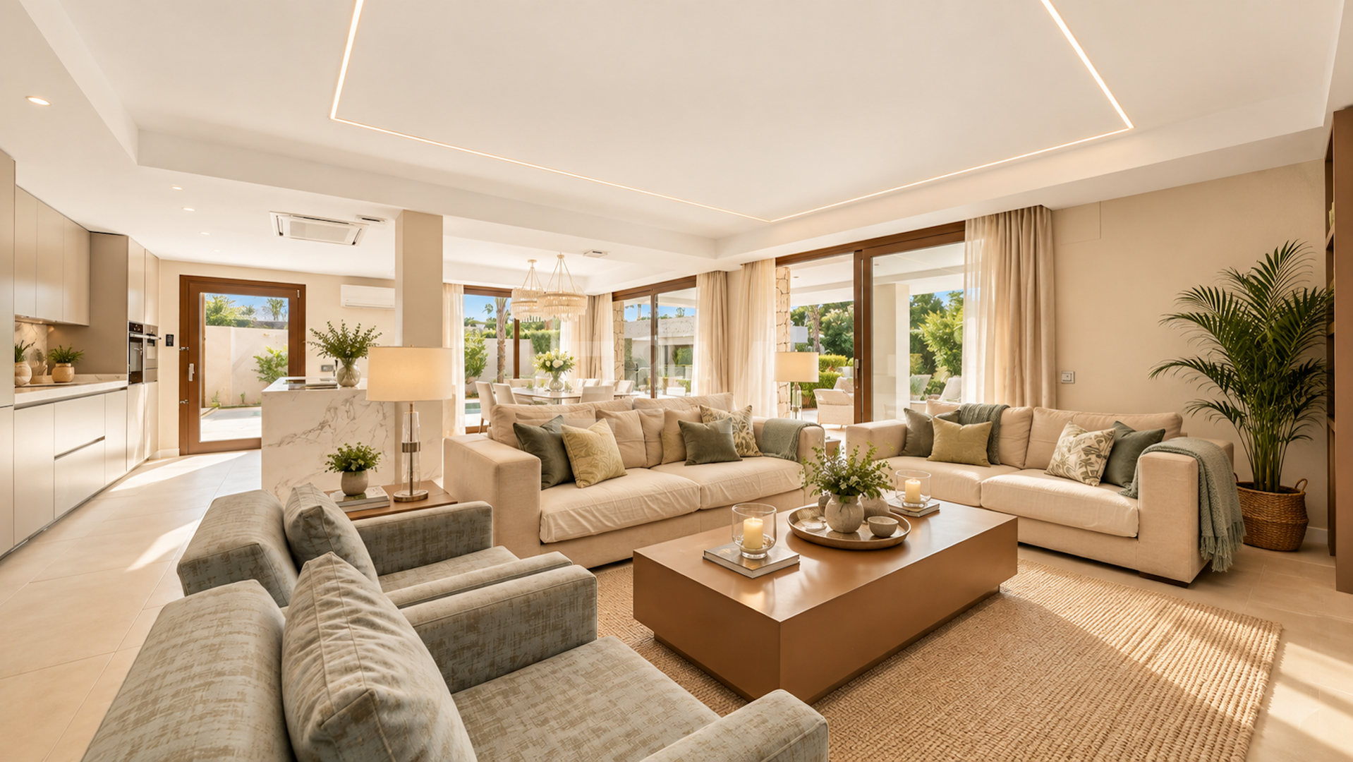 Bungaló moderno con piscina privada en El Rosario, Marbella