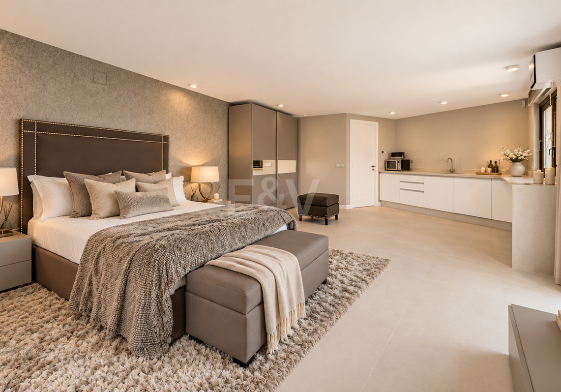 Bungaló moderno con piscina privada en El Rosario, Marbella