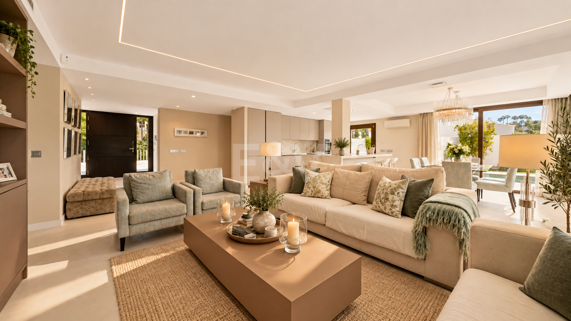 Bungaló moderno con piscina privada en El Rosario, Marbella
