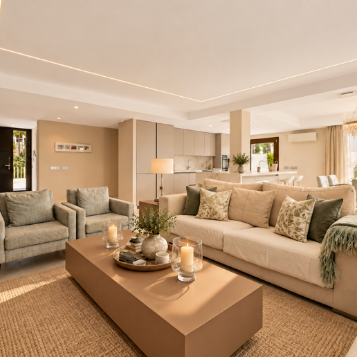 Bungaló moderno con piscina privada en El Rosario, Marbella