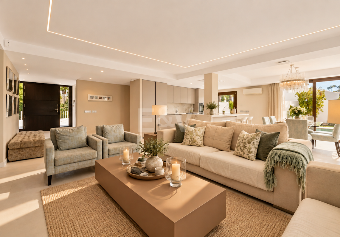 Bungaló moderno con piscina privada en El Rosario, Marbella