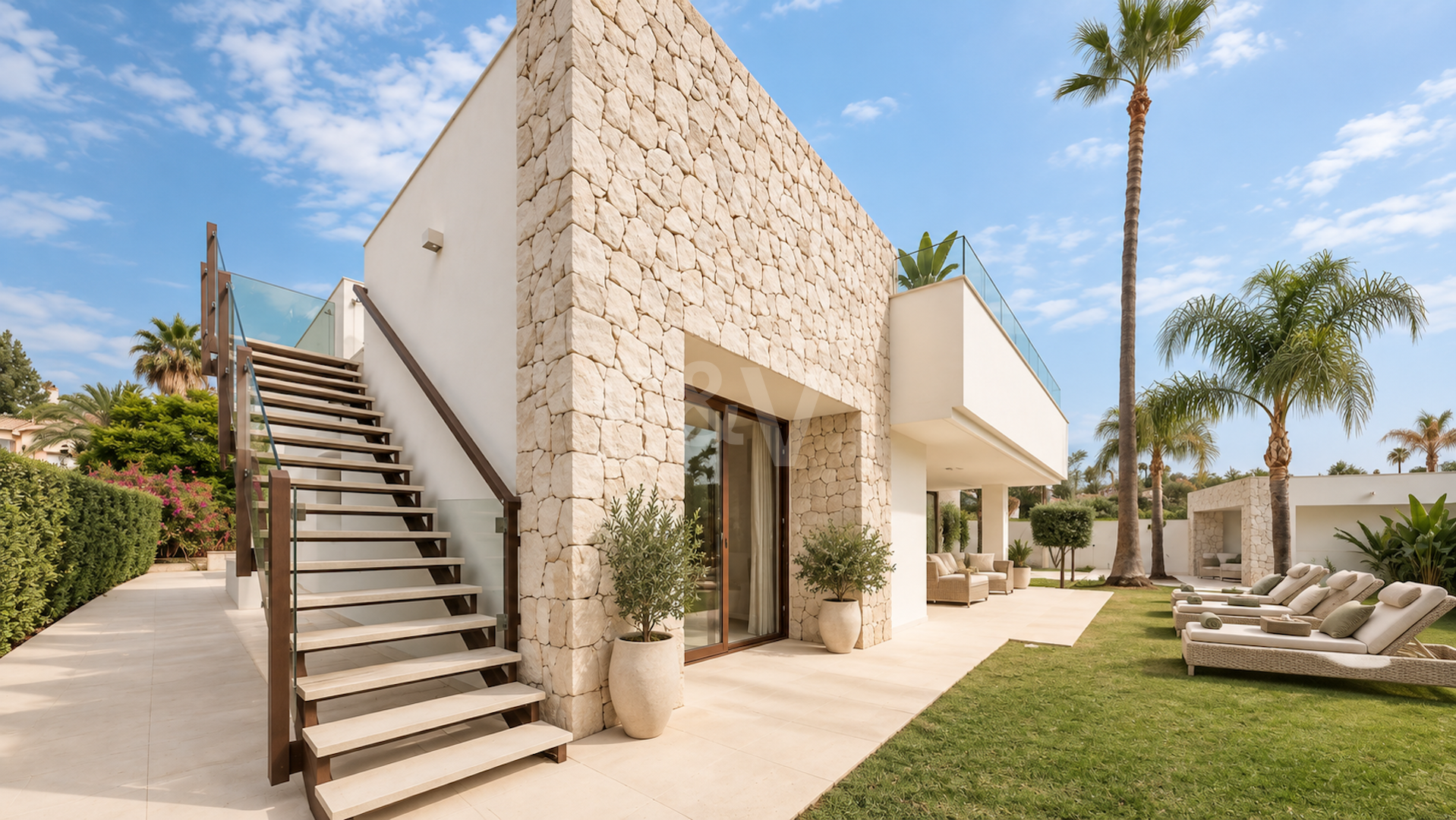 Bungaló moderno con piscina privada en El Rosario, Marbella