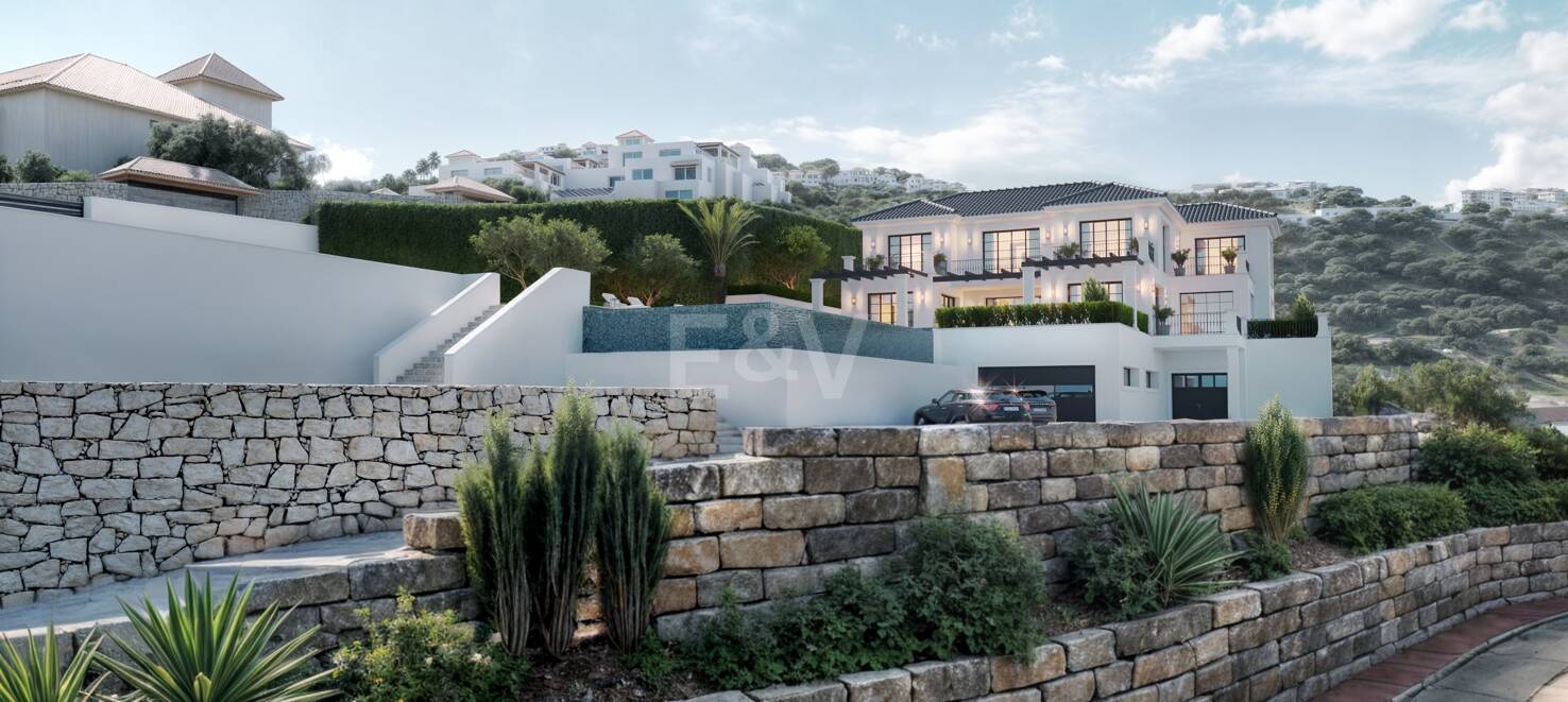 Fantastisk modern villa med fantastisk utsikt i La Mairena