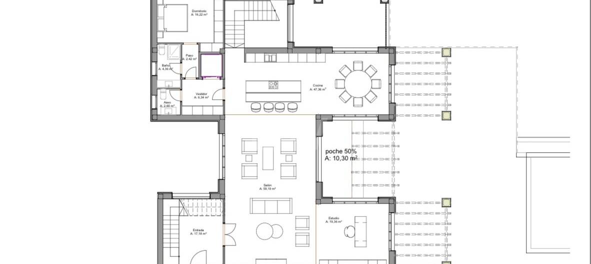 Fantastisk modern villa med fantastisk utsikt i La Mairena
