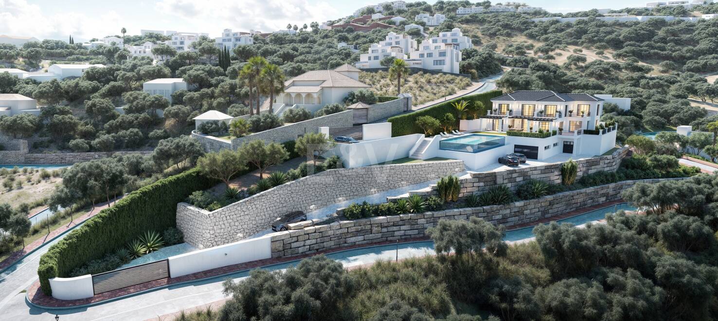 Fantastisk modern villa med fantastisk utsikt i La Mairena