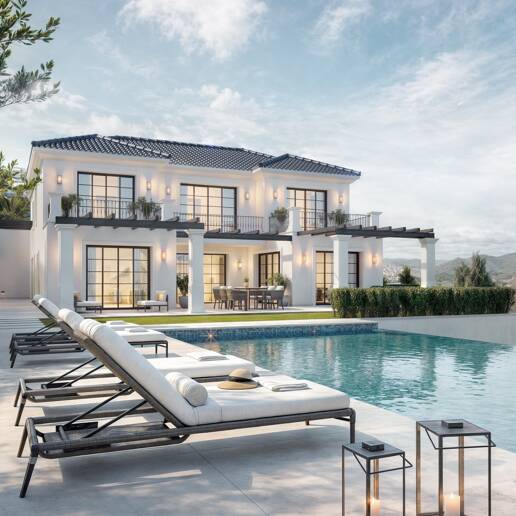 Fantastisk modern villa med fantastisk utsikt i La Mairena