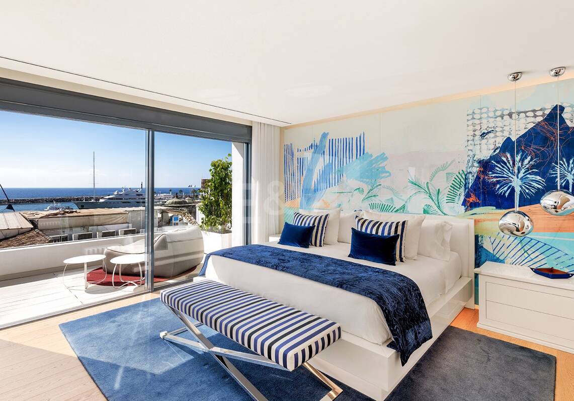 Spektakularny luksusowy apartament z widokiem na port w Puerto Banús
