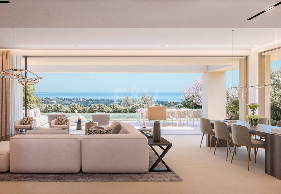 Exceptionell modern villa i ett organiskt koncept i La Alqueria