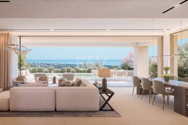 Exceptionell modern villa i ett organiskt koncept i La Alqueria