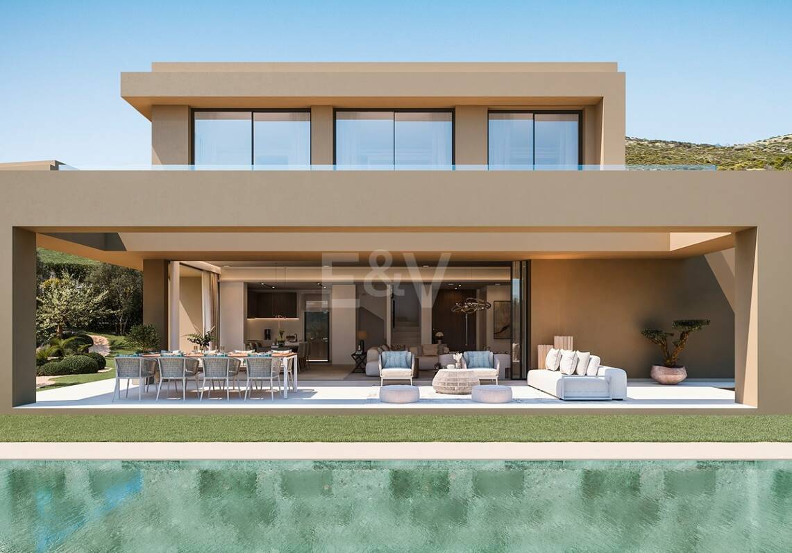 Exceptionell modern villa i ett organiskt koncept i La Alqueria
