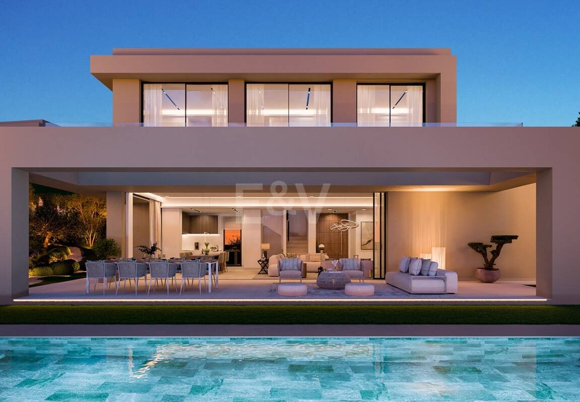 Exceptionell modern villa i ett organiskt koncept i La Alqueria