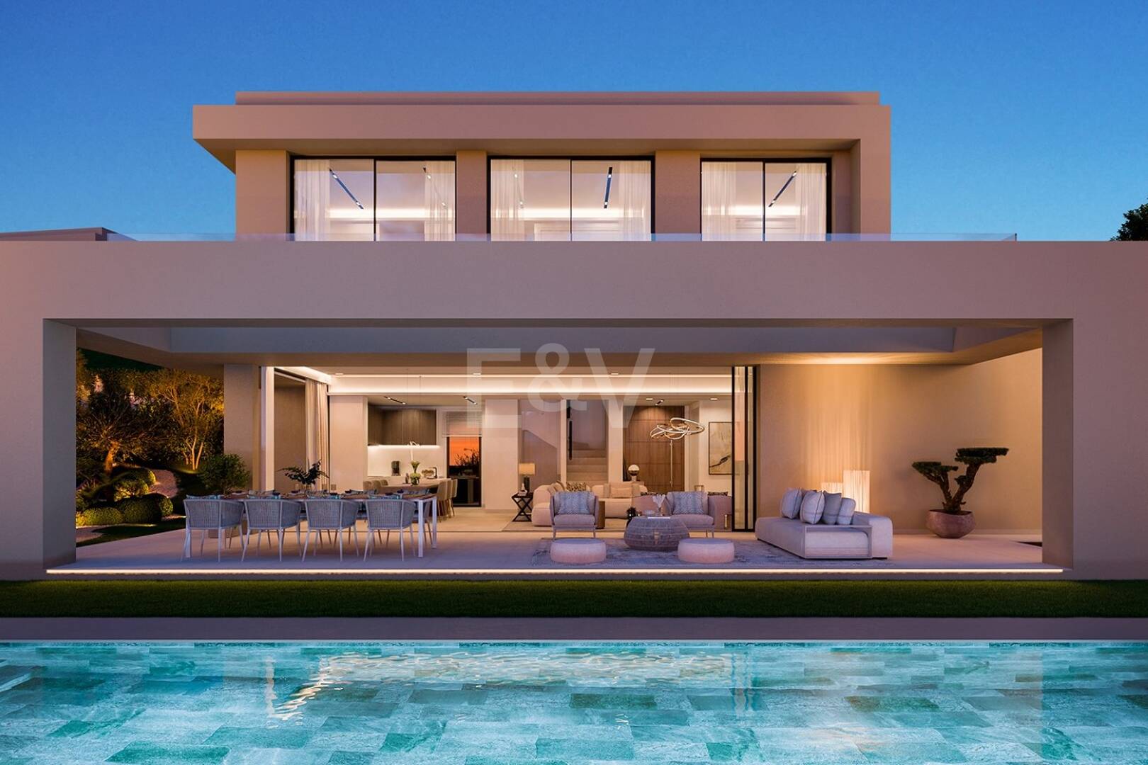 Exceptional Modern Villa in an Organic Concept in La Alqueria