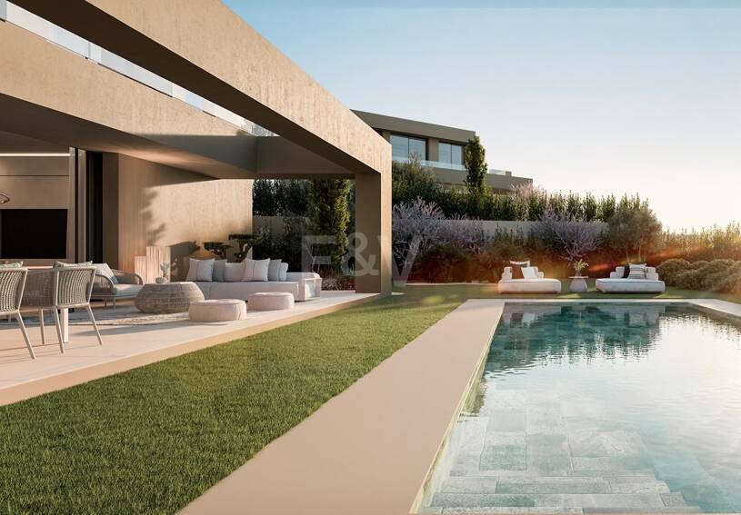 Exceptionell modern villa i ett organiskt koncept i La Alqueria