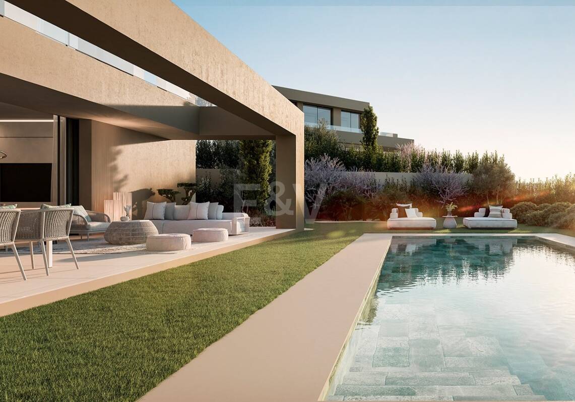 Exceptionell modern villa i ett organiskt koncept i La Alqueria