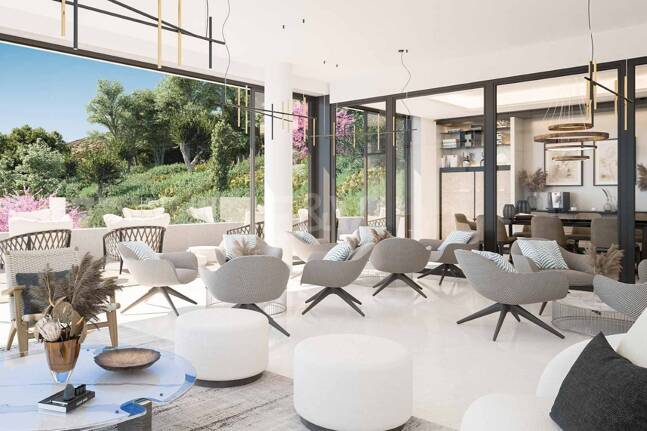 Exceptionell modern villa i ett organiskt koncept i La Alqueria