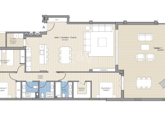 Lyxlägenhet nära Cabopino Golf