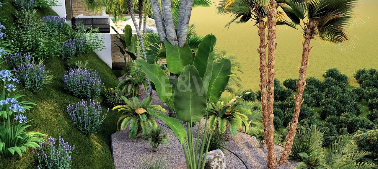 Parcela excepcional con vistas al mar y proyecto de villa moderna - Licencia de construcción concedida