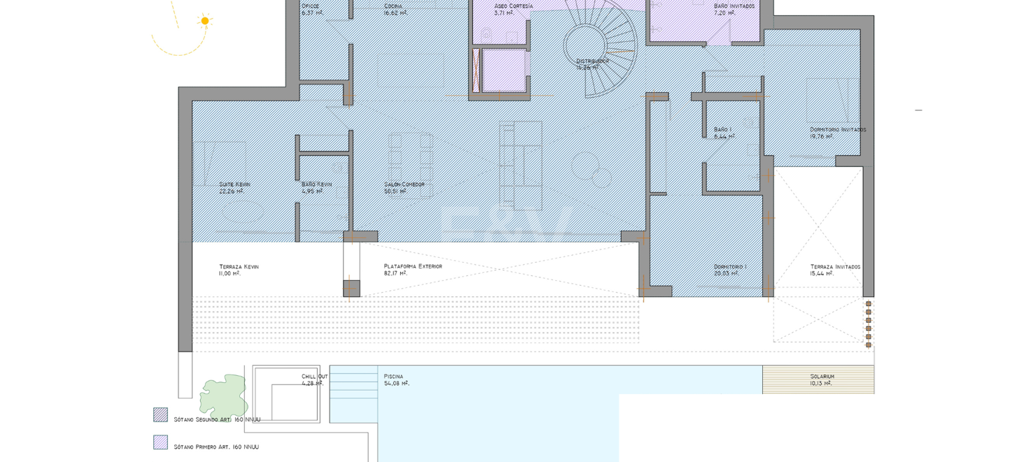 Parcela excepcional con vistas al mar y proyecto de villa moderna - Licencia de construcción concedida