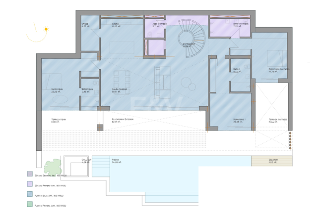 Moderne Villa mit Panoramablick auf Meer & Berge – Grundstück und Projekt mit garantierter Genehmigung