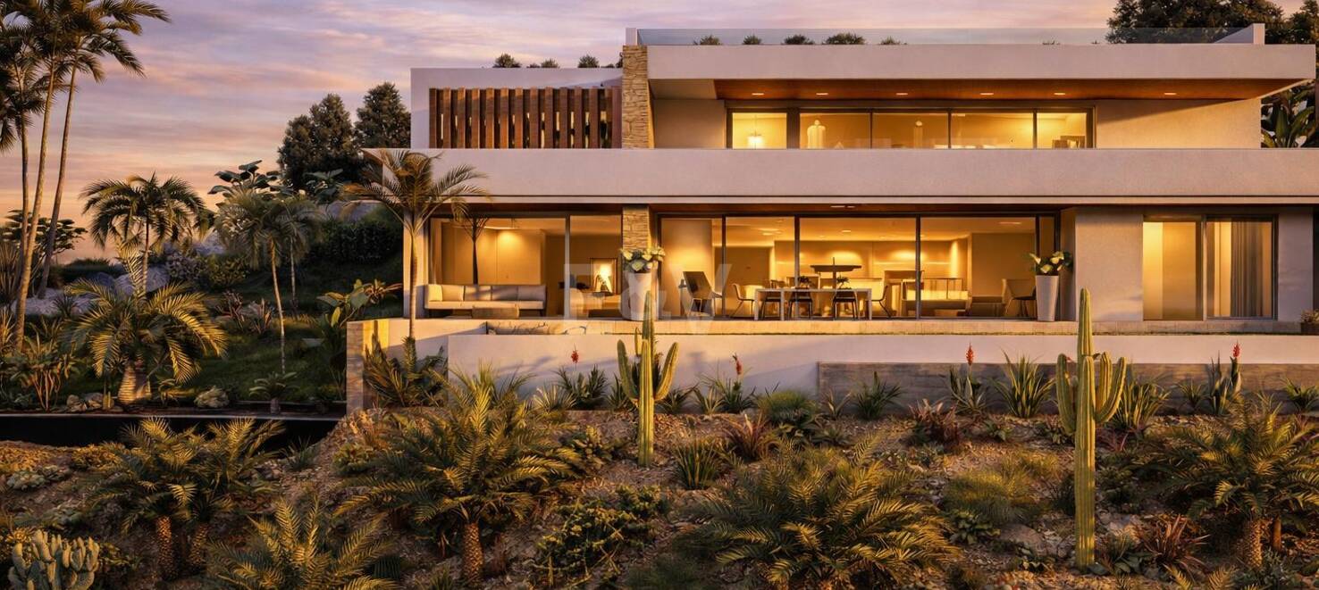 Villa moderna con vistas panorámicas al mar y montaña - Terreno y proyecto con licencia garantizada