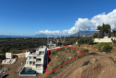 Moderne Villa mit Panoramablick auf Meer & Berge – Grundstück und Projekt mit garantierter Genehmigung