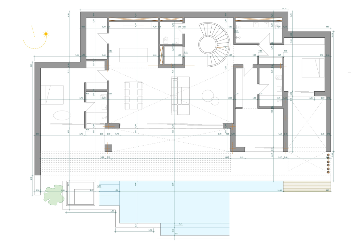 Moderne Villa mit Panoramablick auf Meer & Berge – Grundstück und Projekt mit garantierter Genehmigung