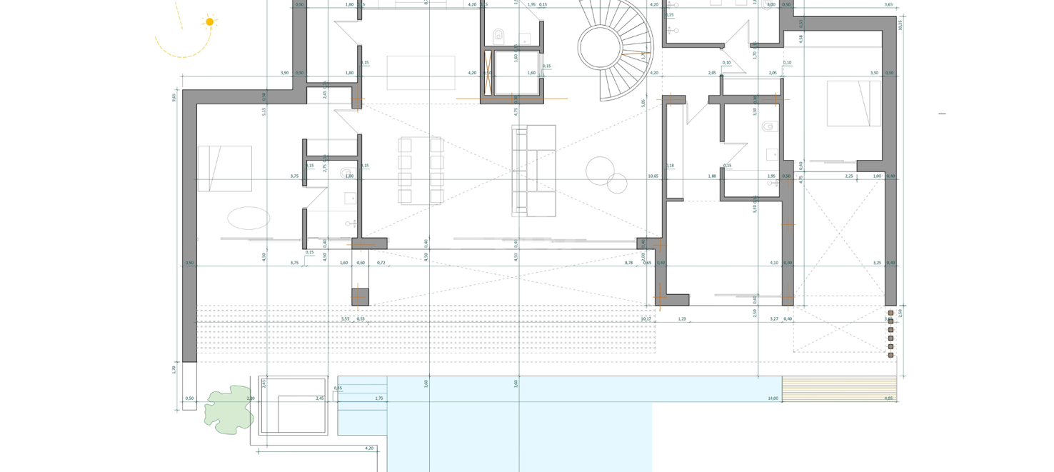 Parcela excepcional con vistas al mar y proyecto de villa moderna - Licencia de construcción concedida