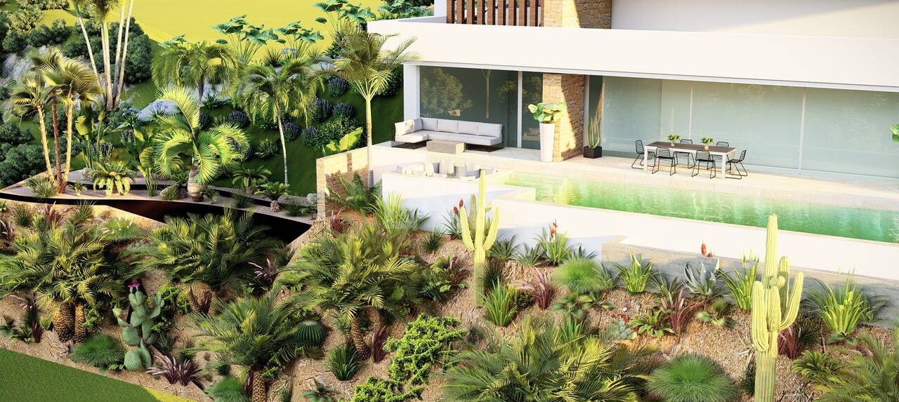 Parcela excepcional con vistas al mar y proyecto de villa moderna - Licencia de construcción concedida