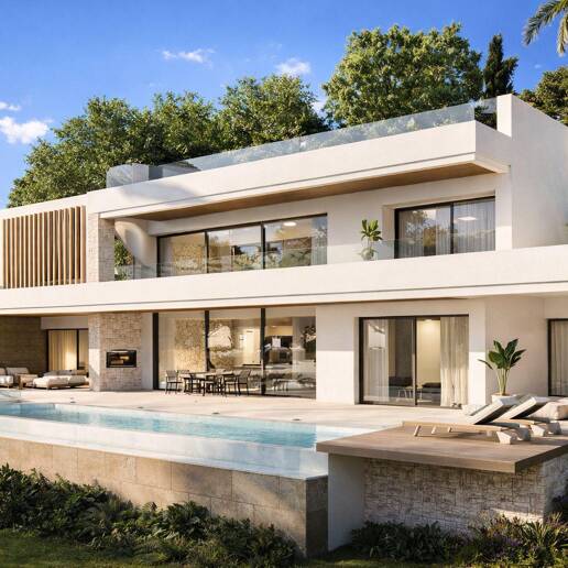 Moderne Villa mit Panoramablick auf Meer & Berge – Grundstück und Projekt mit garantierter Genehmigung