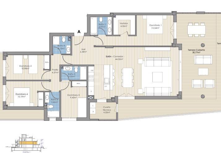 Lyxlägenhet nära Cabopino Golf