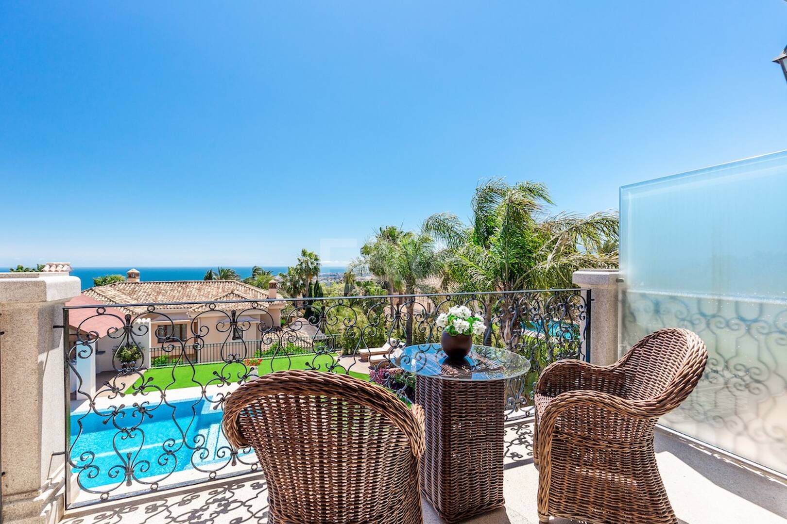 Villa d'élégance intemporelle avec vues en Sierra Blanca