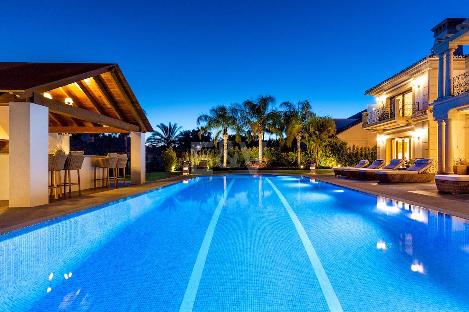 Villa d'élégance intemporelle avec vues en Sierra Blanca