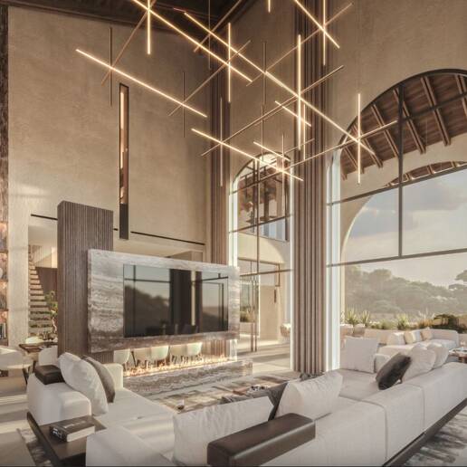 Urocza willa z Eclectic Design i Breathtaking Views w Marbella 's Prime Location