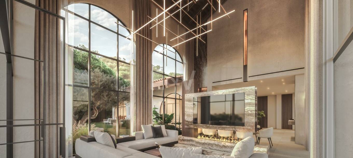 Urocza willa z Eclectic Design i Breathtaking Views w Marbella 's Prime Location