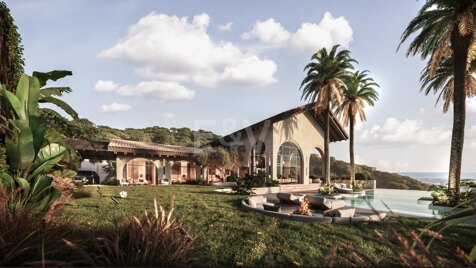 Villa de charme avec un design éclectique et des vues à couper le souffle à Marbella