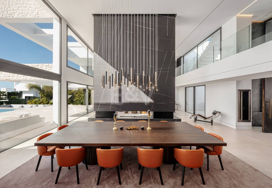 Samtida lyxvilla med öppen utsikt i La Alqueria