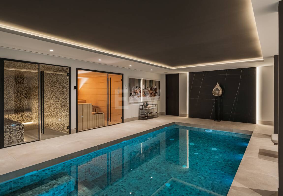 Samtida lyxvilla med öppen utsikt i La Alqueria