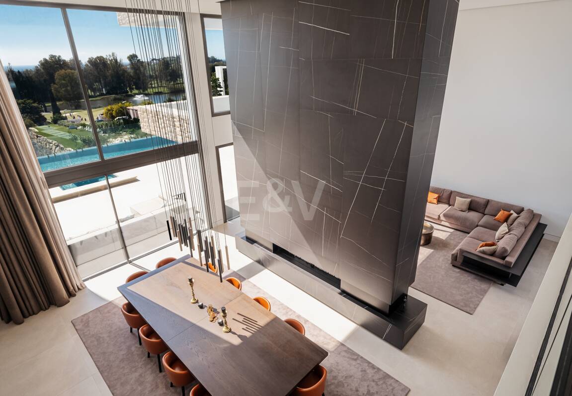 Samtida lyxvilla med öppen utsikt i La Alqueria