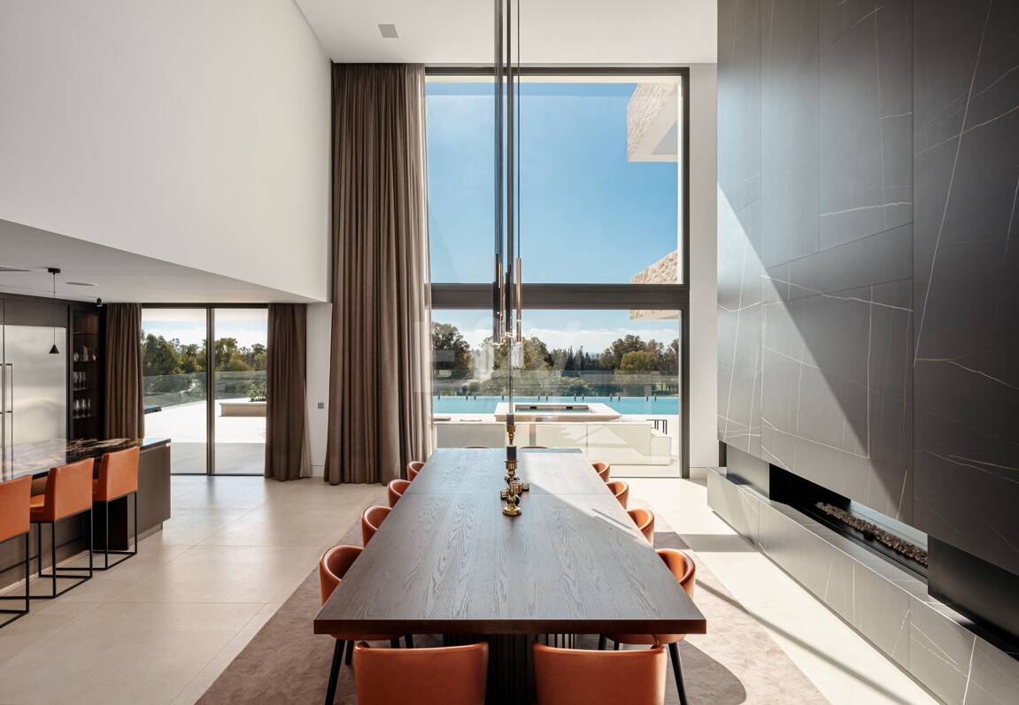 Samtida lyxvilla med öppen utsikt i La Alqueria