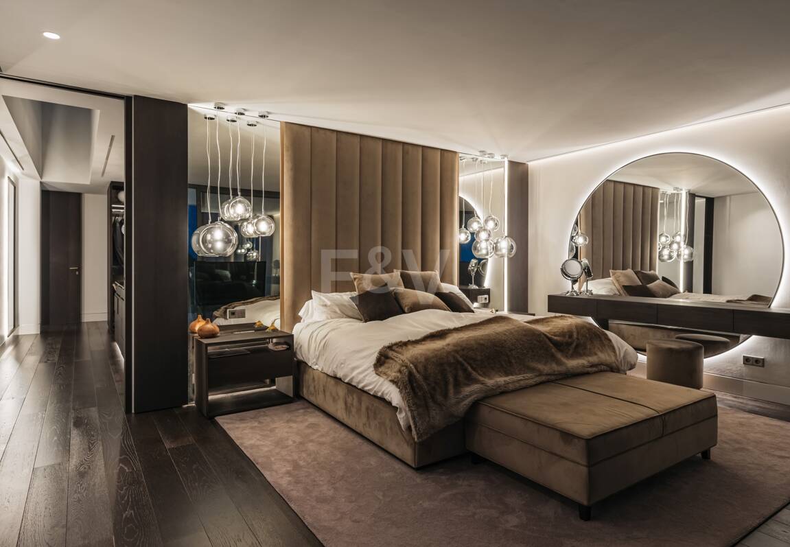 Samtida lyxvilla med öppen utsikt i La Alqueria