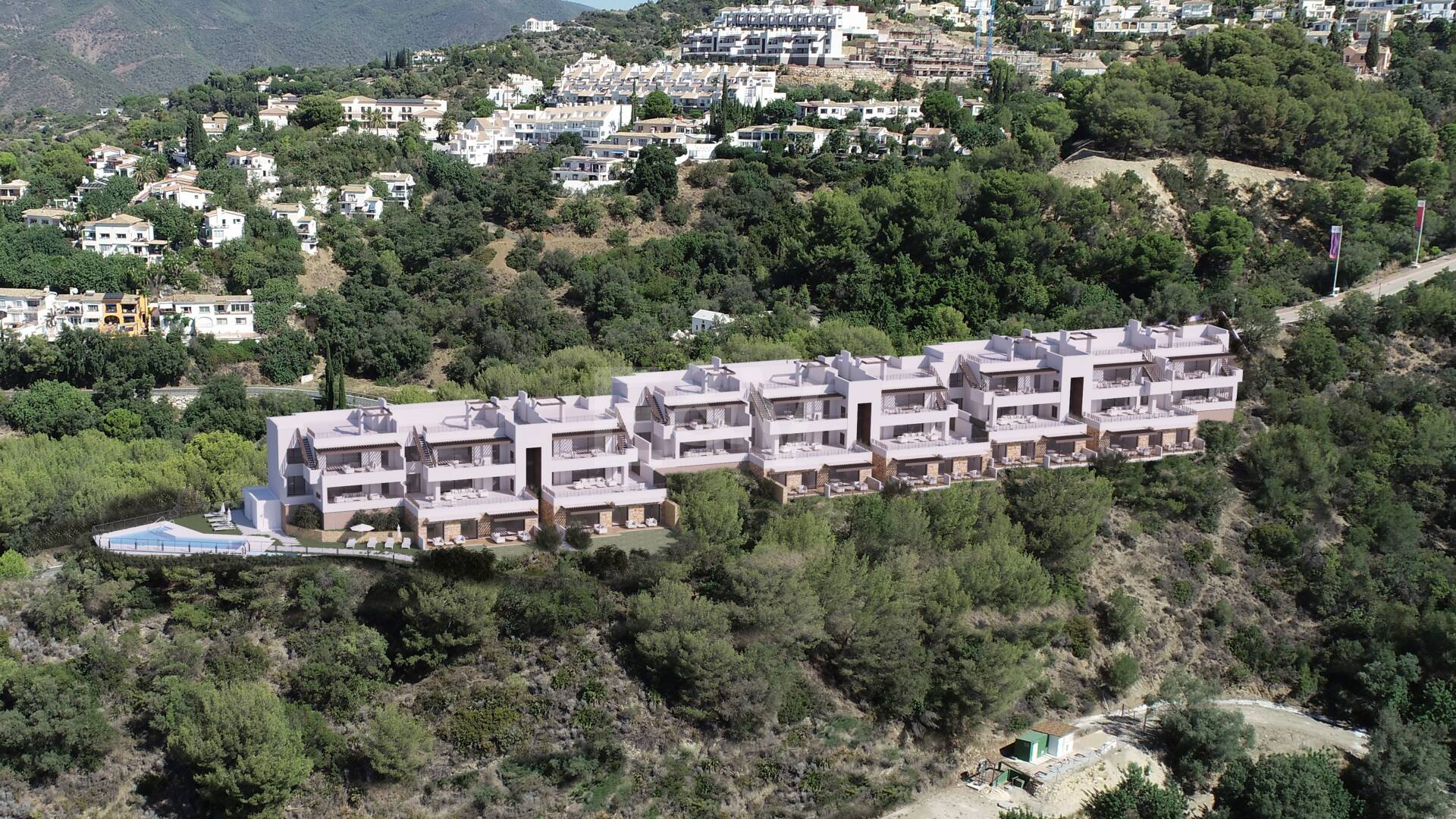 Wyłączne 3- sypialnia Penthouses with Mountain and Sea Views
