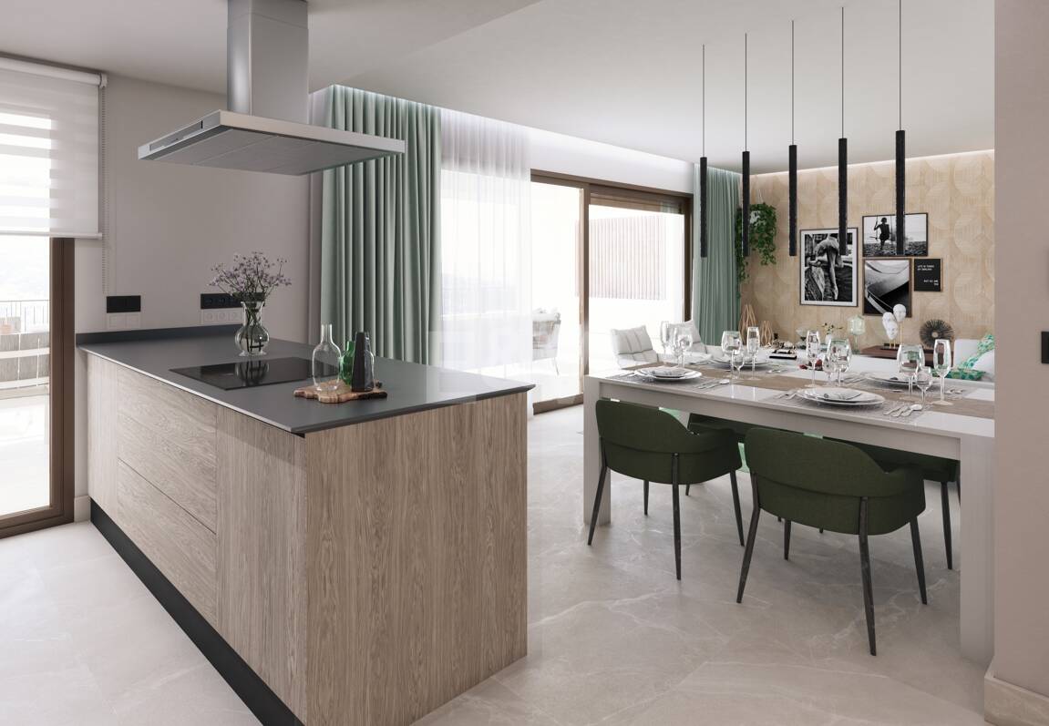 Wyłączne 3- sypialnia Penthouses with Mountain and Sea Views