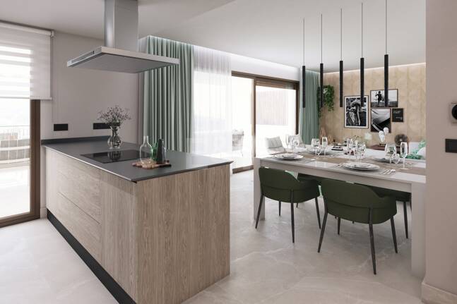 Wyłączne 3- sypialnia Penthouses with Mountain and Sea Views