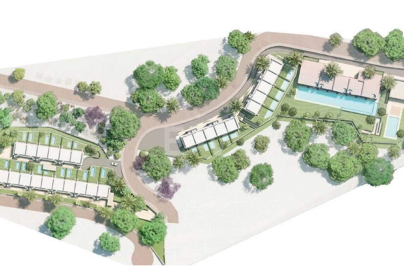 Townhouse för semesterboende och investeringar i ett nytt projekt med ett hotellkoncept